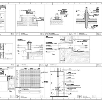 工业厂房常用节点大样构造图|CAD施工图