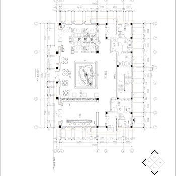 颐和山庄售楼部展示区设计|CAD施工图
