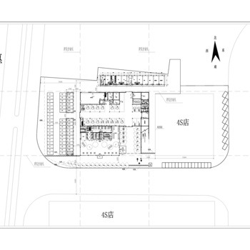 本田4S店汽车展厅|CAD施工图