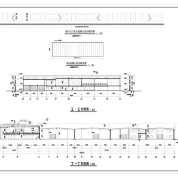 东风日产汽车展厅4S店|CAD施工图