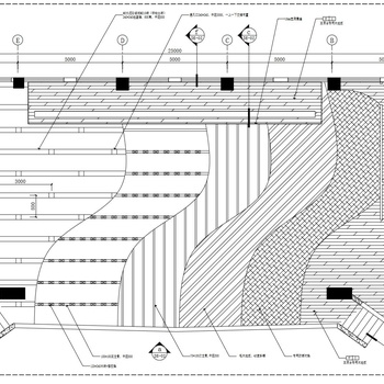 舞台主席台木地板详图|CAD施工图