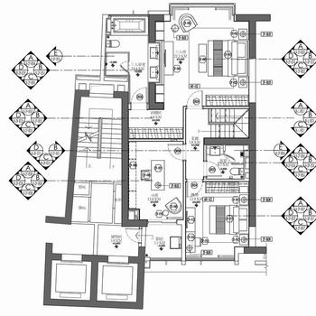 220㎡别墅|CAD施工图