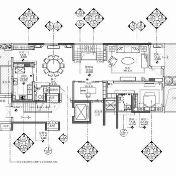 700㎡三层别墅|CAD施工图