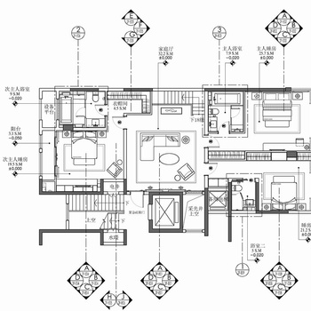 700㎡三层别墅|CAD施工图