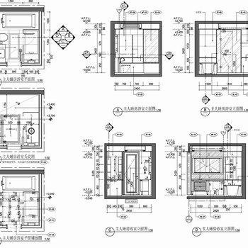 700㎡三层别墅|CAD施工图