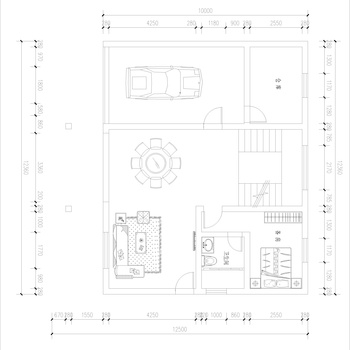 乡村别墅|CAD施工图
