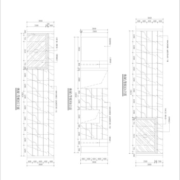 赞成房产办公空间施工图|CAD施工图