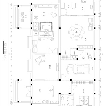 新贤园社区双联别墅|CAD施工图