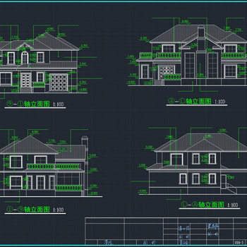 243套精选自建房施工图|CAD施工图+效果图