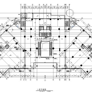 海丰广场建筑平面图|CAD施工图
