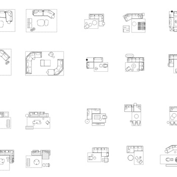 沙发图块|CAD施工图