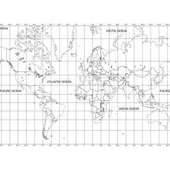 世界地图|CAD施工图