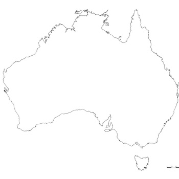 澳大利亚地图|CAD施工图