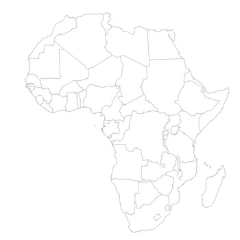非洲地图|CAD施工图
