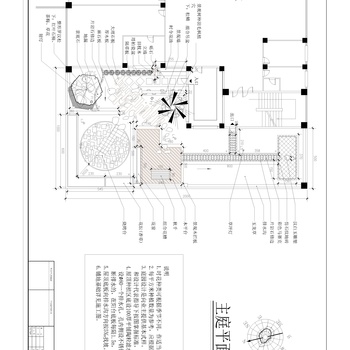 别墅屋顶花园|CAD施工图
