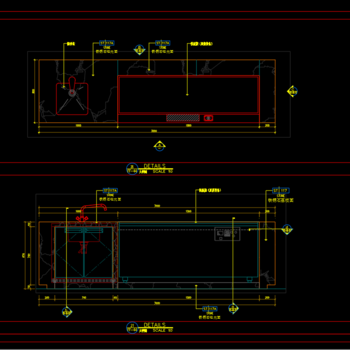 铁板烧吧台详图|CAD施工图