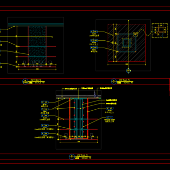 玻璃层板详图|CAD施工图
