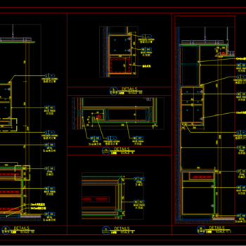 餐厅柜子剖面图|CAD施工图