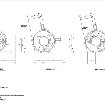 旋转楼梯节点详图|CAD施工图