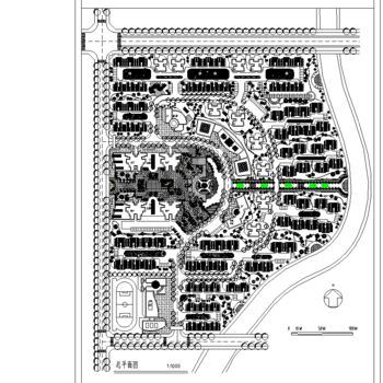 某居住小区规划设计图|CAD施工图