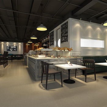 原创小众咖啡馆|CAD施工图+效果图