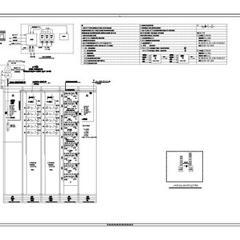 变电所主配电系统图|CAD施工图
