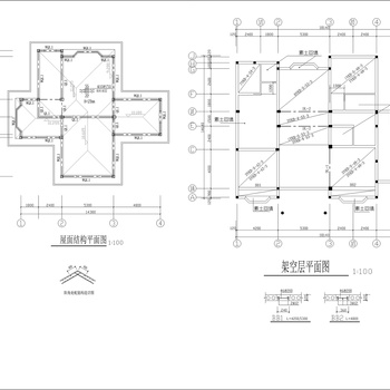 三层550平别墅建筑|CAD施工图