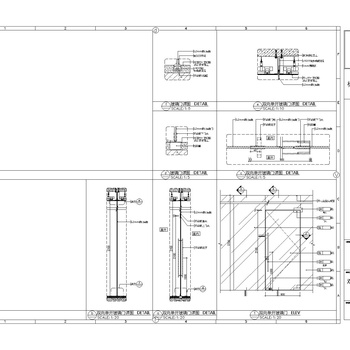 玻璃门类标准图|CAD施工图