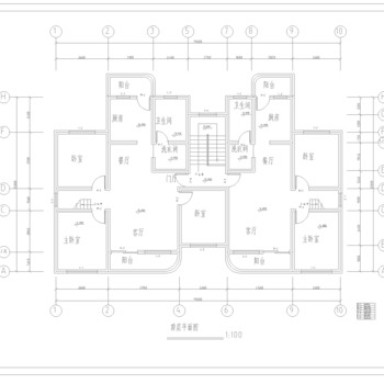 住宅建筑设计方案图|CAD施工图