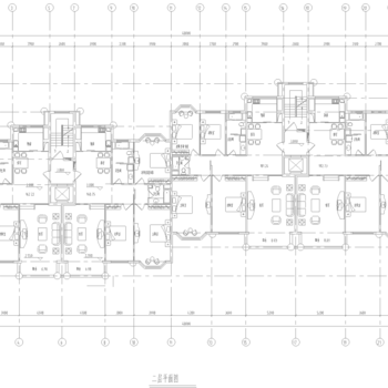 小高层住宅楼平剖面图|CAD施工图