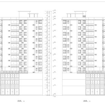 小高层住宅建筑|CAD施工图