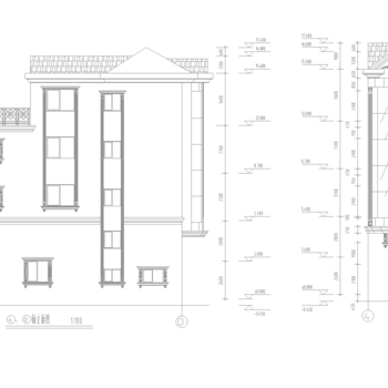小住宅楼建筑|CAD施工图