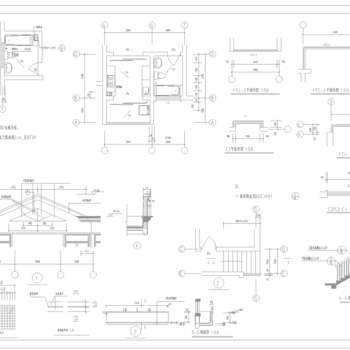 住宅建筑设计图纸|CAD施工图