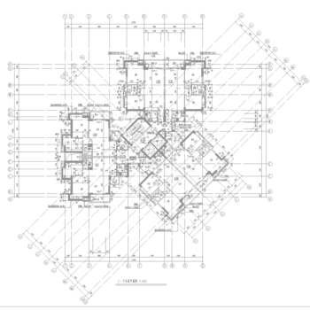 住宅楼平立剖图|CAD施工图