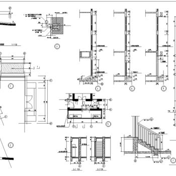 高层层住宅楼建筑|CAD施工图