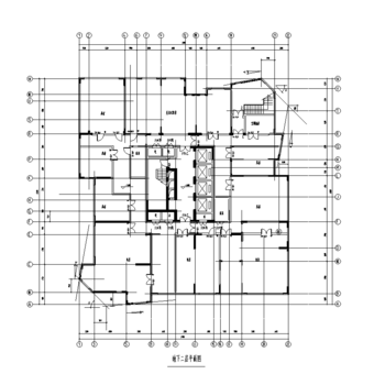 高层点式住宅楼|CAD施工图