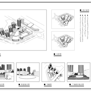 某市中心区城市设计图
