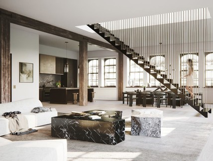 353㎡纽约 Loft 公寓 | Dorothee Junkin Design Studio