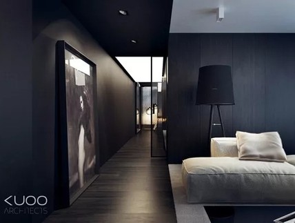 波兰黑白极简现代公寓 |KUOO architects