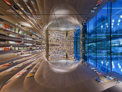 充满“书香气”的售楼处——大东海新天地售楼部 | 昊泽空间设计