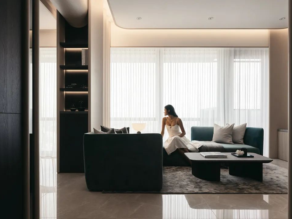 117㎡两居室，新加坡简约的奢华 | 932 Designs