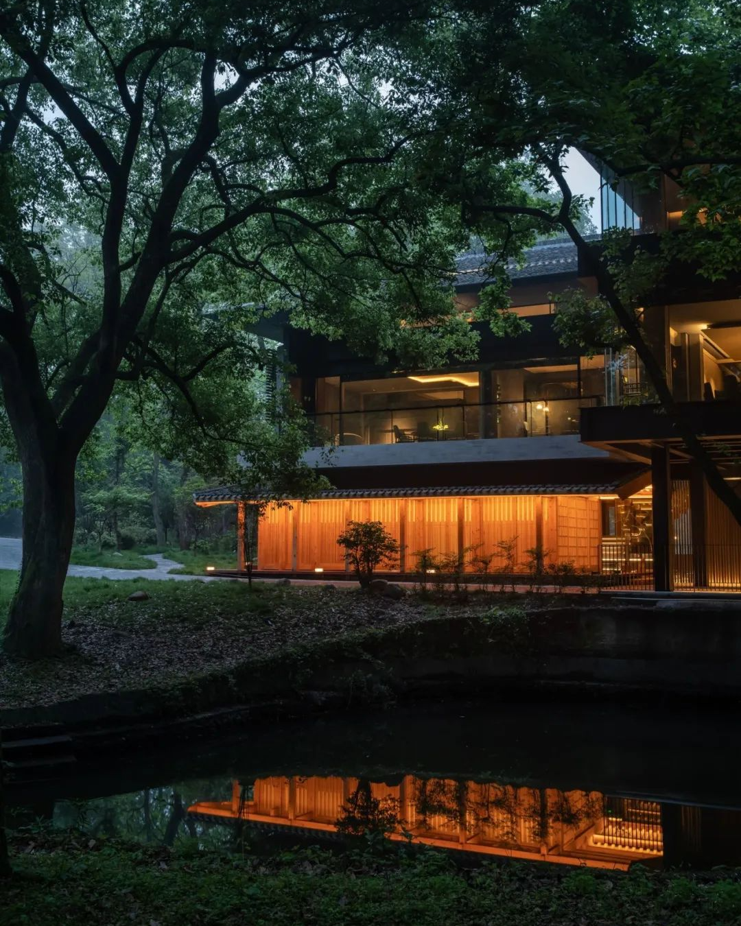 刘荣禄设计丨杭州植物园的诗境餐厅：如院