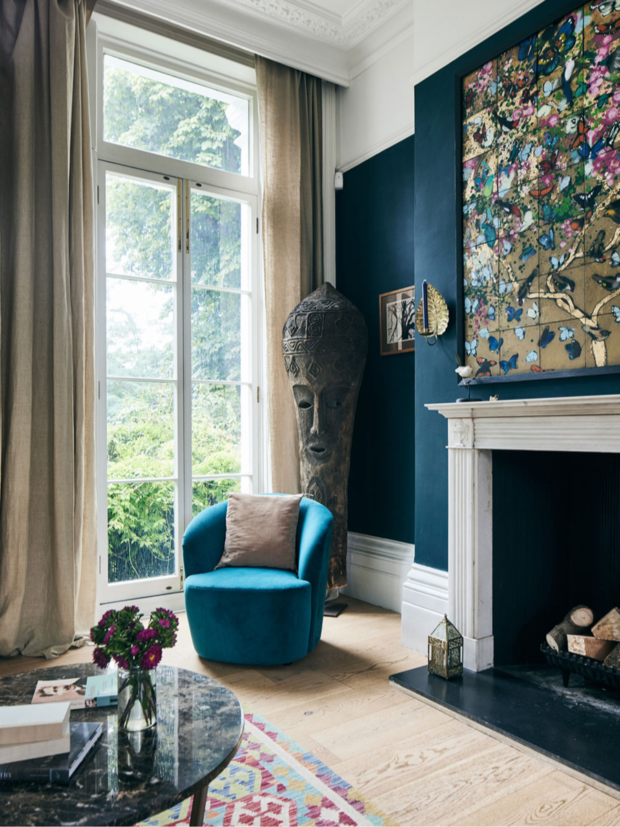 Color Topic | 古典与现代交汇，端庄与简洁交织：伦敦新古典式宅邸