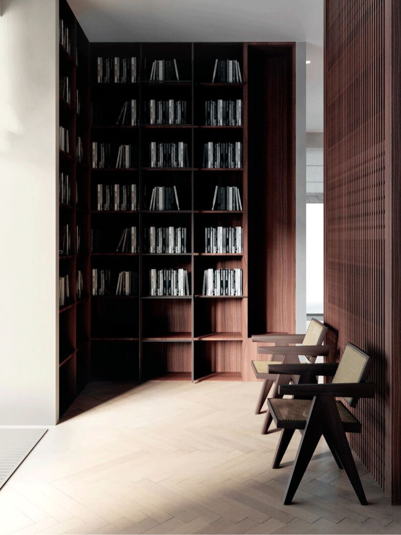 144㎡ 高级灰公寓，客厅这样分隔多出个书房 | ZROBYM architects