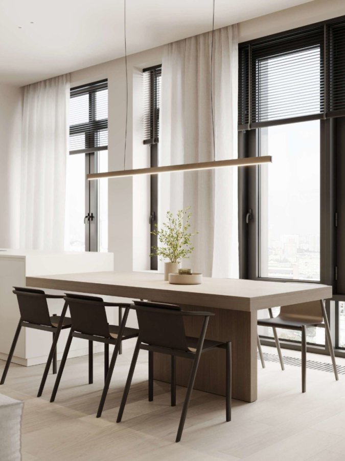 135㎡家庭公寓，极简主义的静意美学 | Artem Babayants