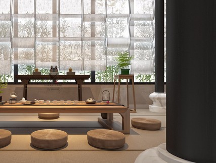 禅意小茶室-苡芯软装设计视觉表现