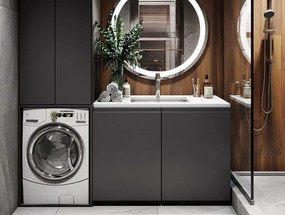 5㎡的卫生间怎么放洗衣机？35个设计方案，显高级！