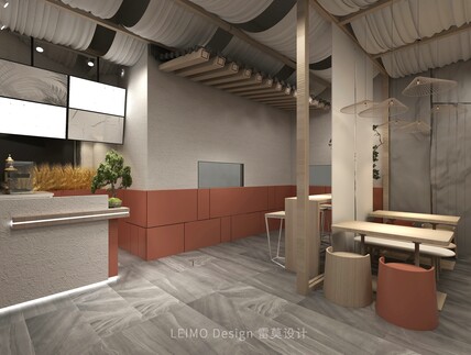 中式复古清新餐厅|LEIMO雷莫设计