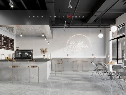 武汉盛宸空间设计丨咖啡馆丨武汉盛宸空间设计效果表现
