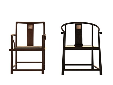 现代餐椅-休闲椅-中式椅-官帽椅